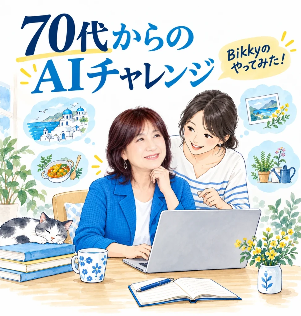 Bikkyの活動を表すイラスト
