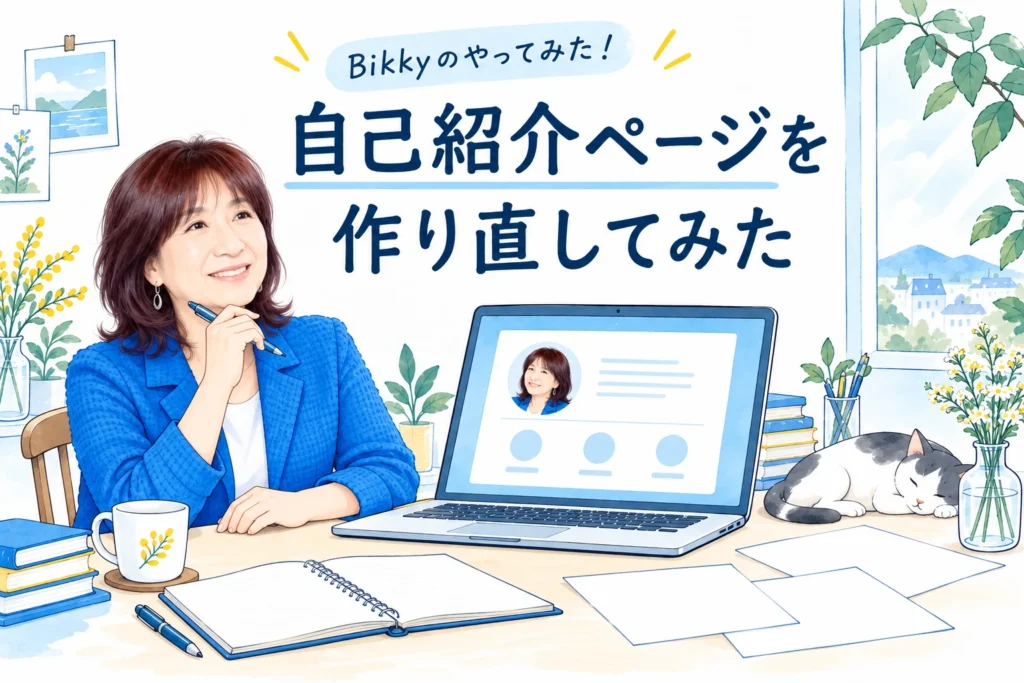 Bikkyの活動を表すイラスト